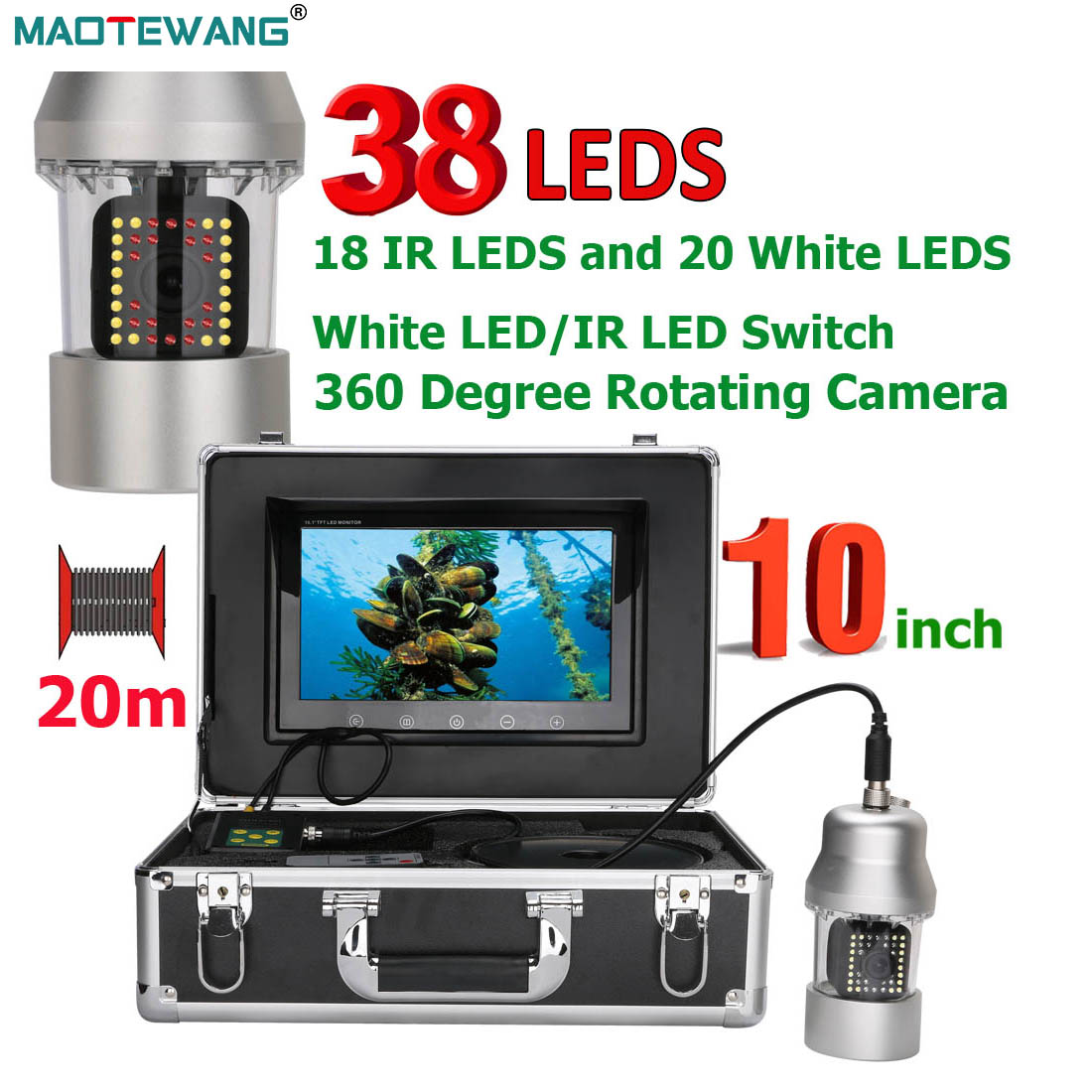 MAOTEWANG podwodna kamera wide – Fishing Depth Finder recenzja i cena