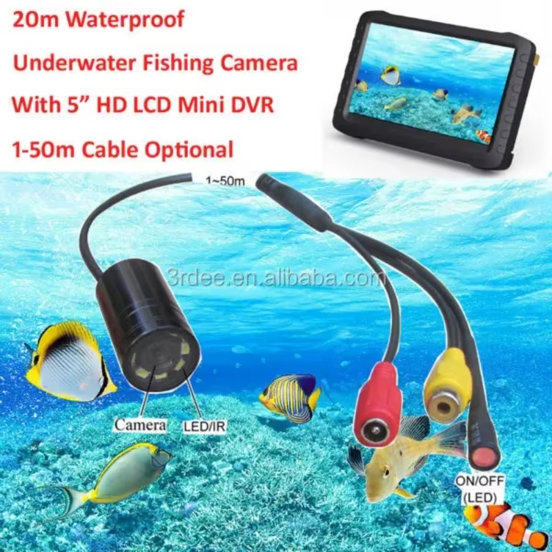 Przenośna kamera wideo do podw – Fish Finder Cable recenzja i cena